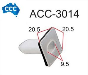 Body Trim & Mould Clips 25pcs CCS-3014 