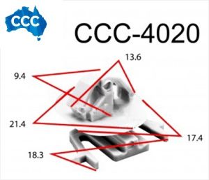 CCS-4020 Nissan X- Trail Mould Clips 25pcs