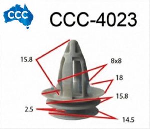 CCS-4023 BMW Body Trim Clips 25pcs 