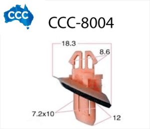 Toyota Salmon Body Flare Clips 25pcs CCS-8004