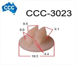 white Screw Grommets 25pcs CCS-3023