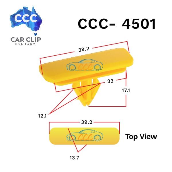 Dodge Ram (2500) fender flare rock moulding clips CCC-4501 10pcs per packet