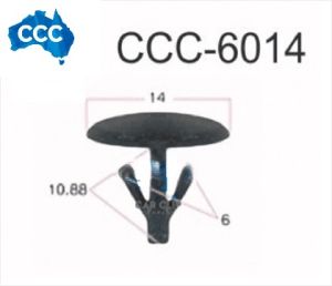 Black Toyota Trim Retaining Clips 25pcs CCS-6014