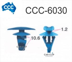 Blue Retaining Clips 25pcs CCS-6030