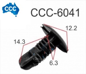 Black X-Tree Clips 25pcs CCS-6041 