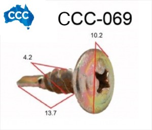 Metal Self Tapping Screw 25pcs CCS-069