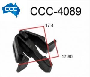 Isuzu Grill Clips 25pcs CCS-4089