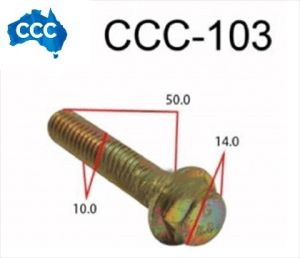 M10 8.8 Flange Bolts 25pcs CCS-103