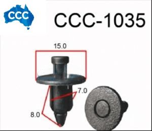  Toyota Black Rivet Clips 25pcs CCS-1035